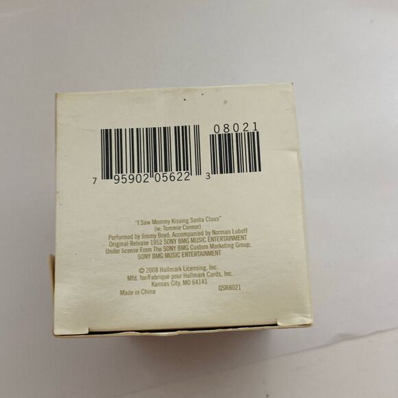 Hallmark Keepsake I Saw Mommy Kissing Santa Claus Christmas Ornament NIB - Picture 4 of 4